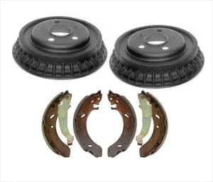 Rear Brake Drums Rear Brake Shoes Fits For 96-00 Chrysler Cirrus With Rr Drums