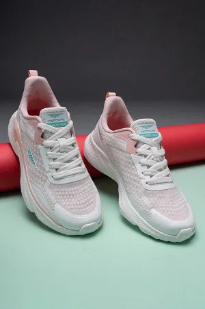 Red Tape Women's White/Pink Walking Shoes