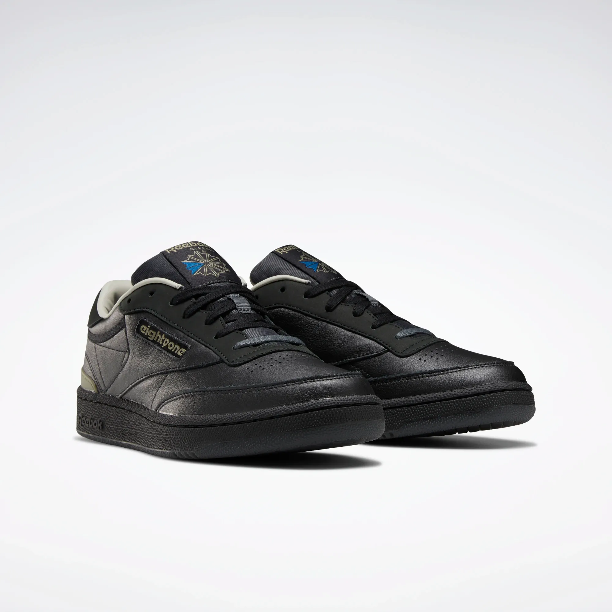 Reebok Men's Club C 85 Shoes - Black / Khaki / The Blues