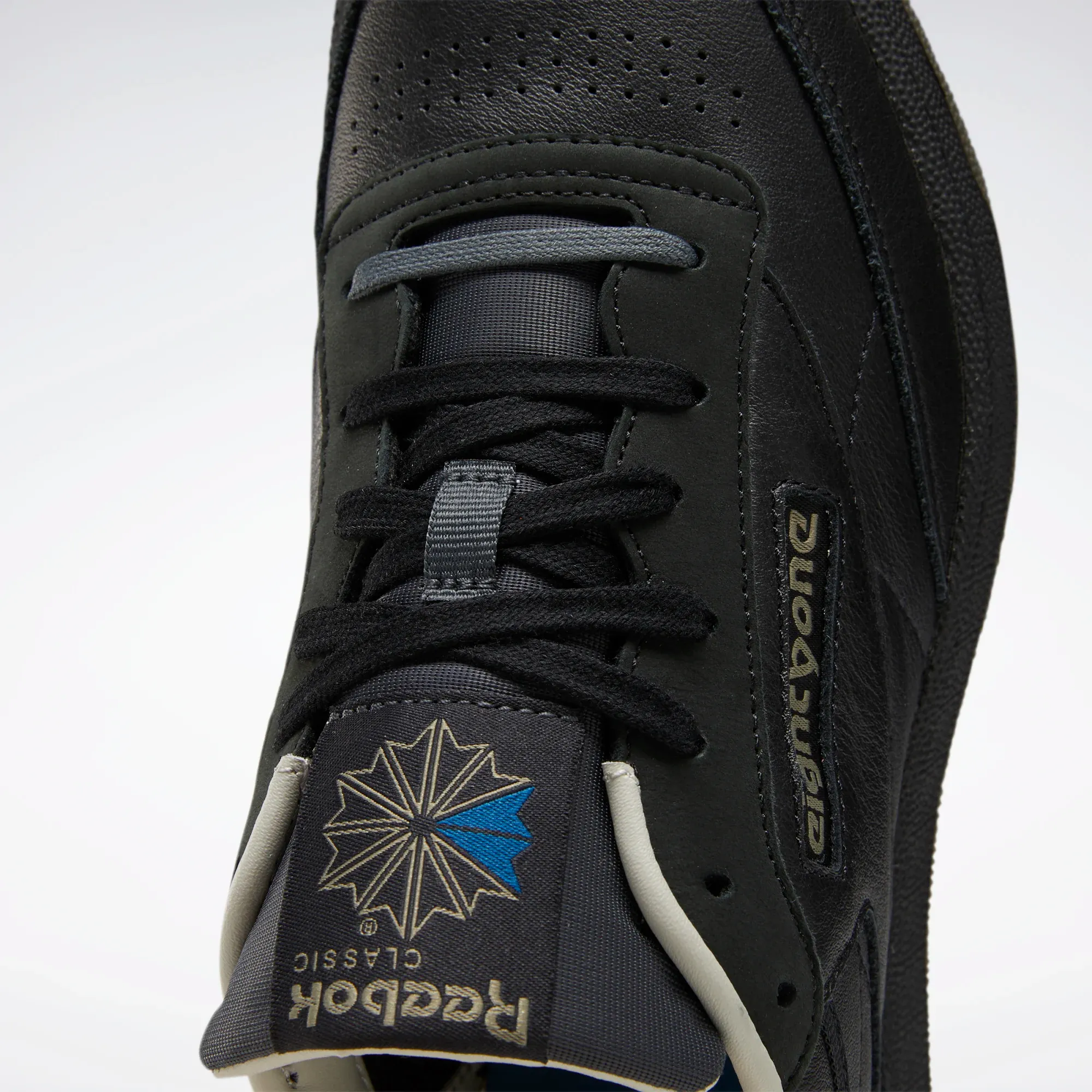 Reebok Men's Club C 85 Shoes - Black / Khaki / The Blues