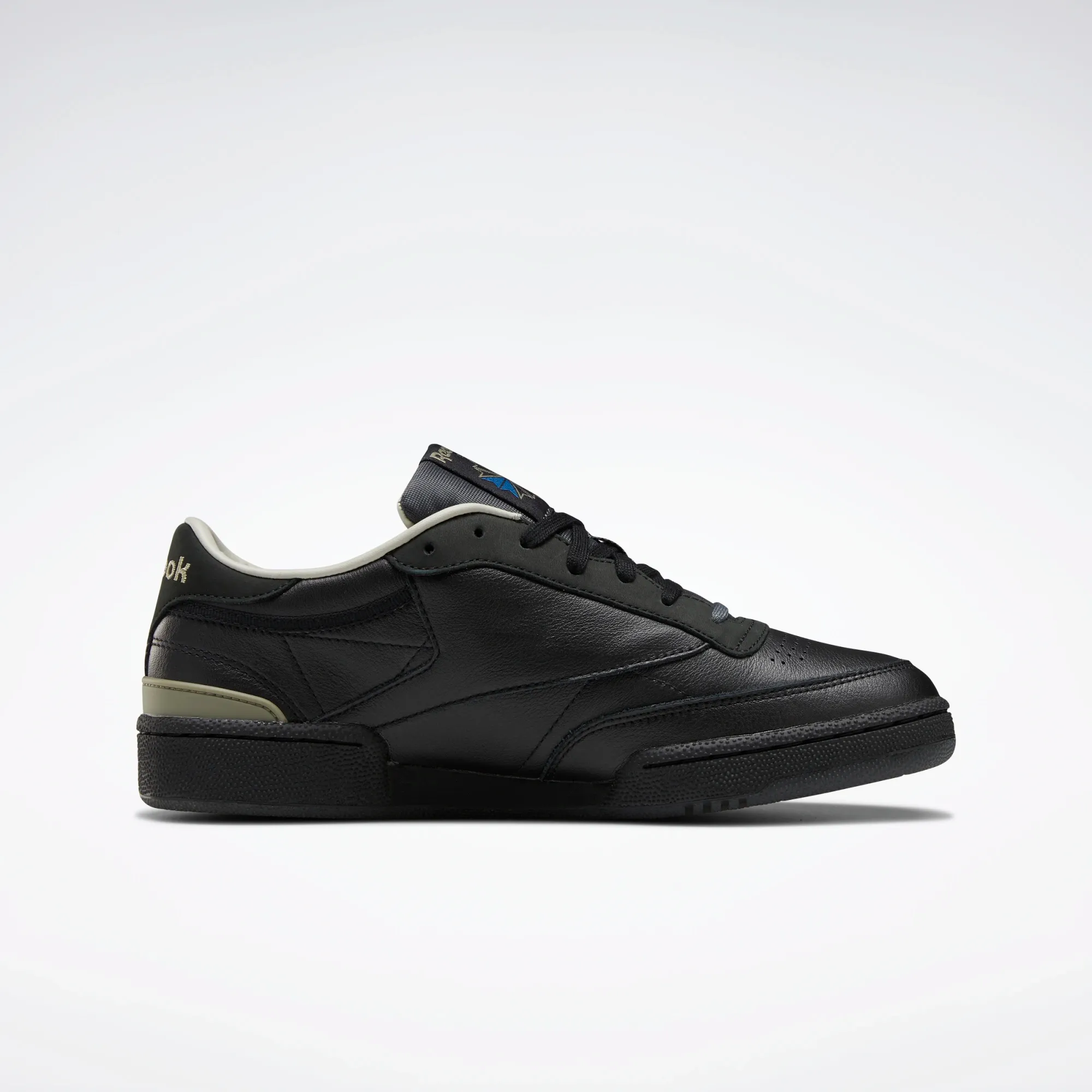 Reebok Men's Club C 85 Shoes - Black / Khaki / The Blues