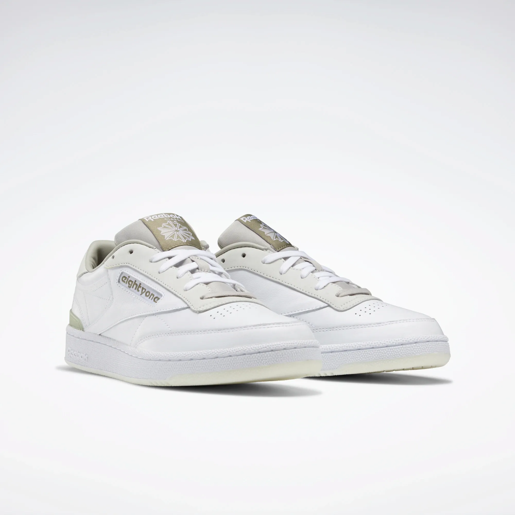 Reebok Men's Club C 85 Shoes - White / Sand Stone / Khaki