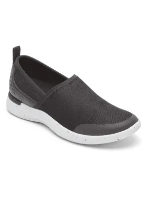 Rockport Women's Truflex Fly Washable Knit Slip-On Black Knit Washable CI4959