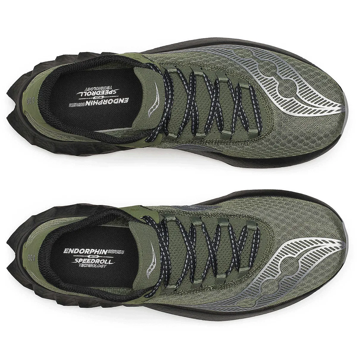 Saucony Endorphin Pro 4 Running Shoes - Mens - Olivine/Black