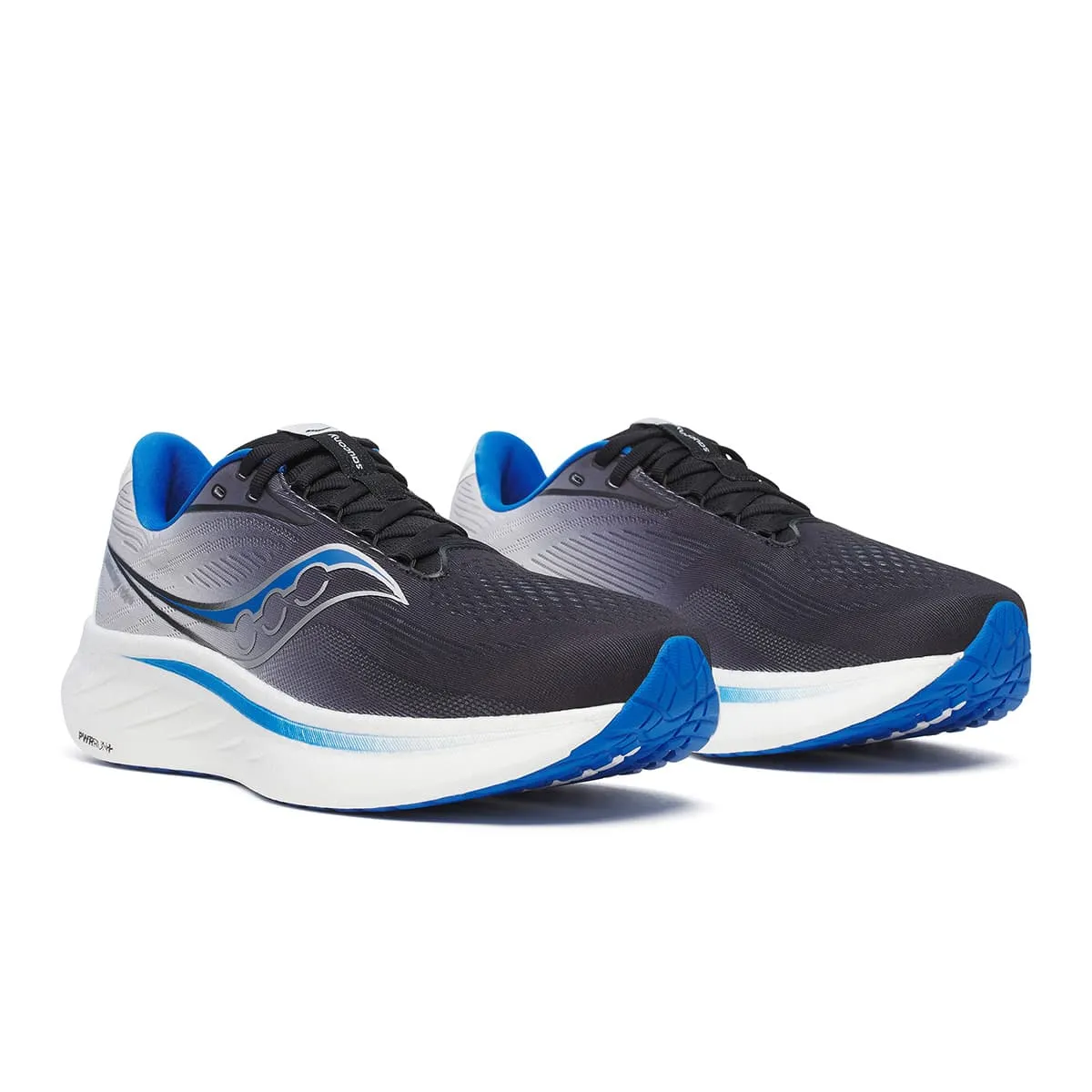 Saucony Ride 18 Mens | Black/skydiver