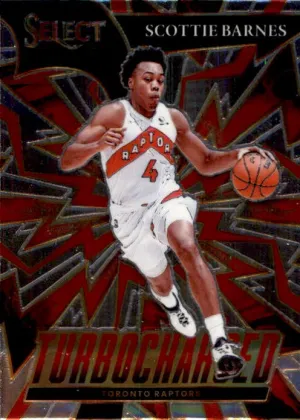 Scottie Barnes, Turbo Charged, 2021-22 Panini Select Basketball NBA