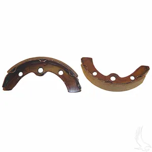 Set of 2 Long Rear Brake Shoes For EZGO / Club Car / Yamaha G1, G2, & G8