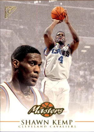 Shawn Kemp, Masters, 2000-01 Topps Gallery NBA Basketball