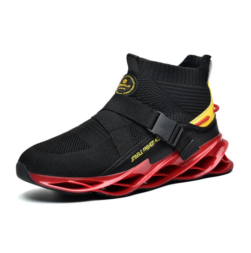 Shock Absorption Strap Up Krown Blade Running Shoes