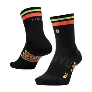 SHYU - Racing Socks - Black/Red/Neon