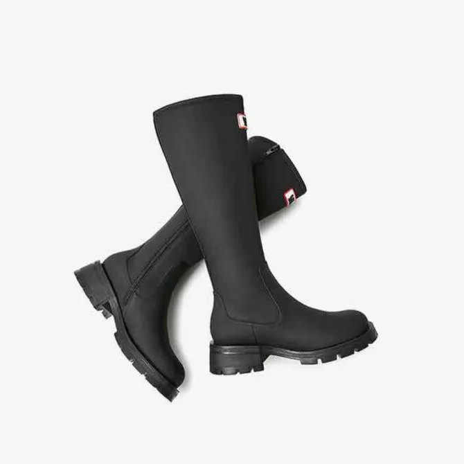 Side Zip Knight Boots