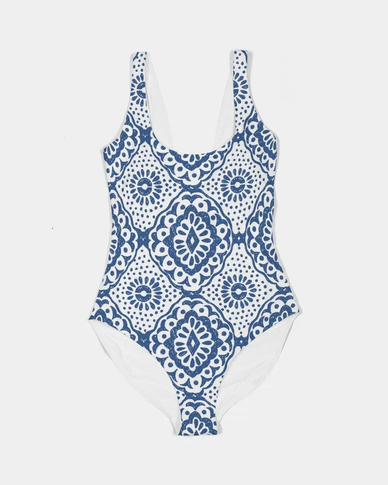 SMF Porcelain Collection Feminine One-Piece Swimsuit