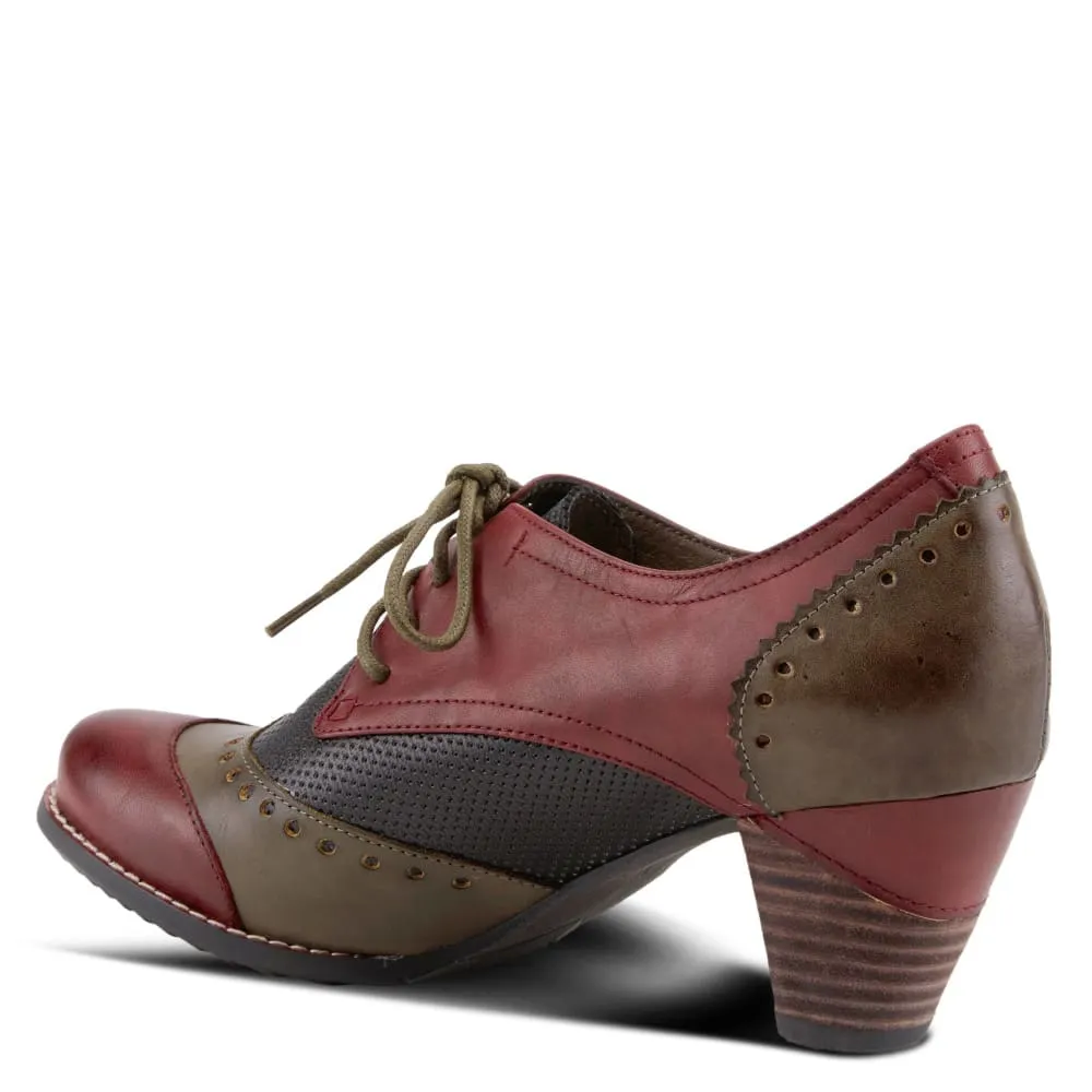 Spring Step Shoes L'Artiste Bardot Women's Hand Painted Leather Heeled Shoes