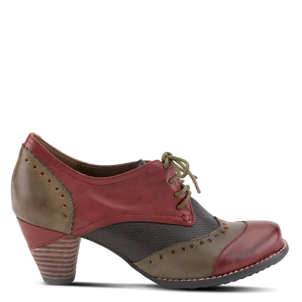 Spring Step Shoes L'Artiste Bardot Women's Hand Painted Leather Heeled Shoes