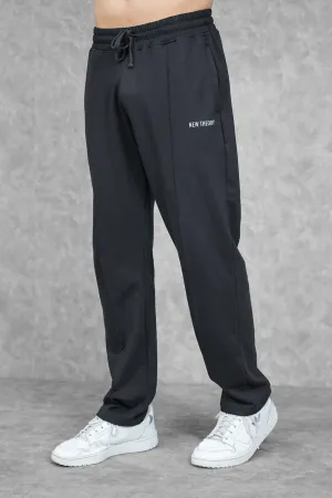 Studio Straight Fit Jogger- Charcoal Black