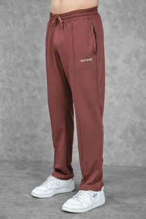 Studio Straight Fit Jogger- Chocolate Brown