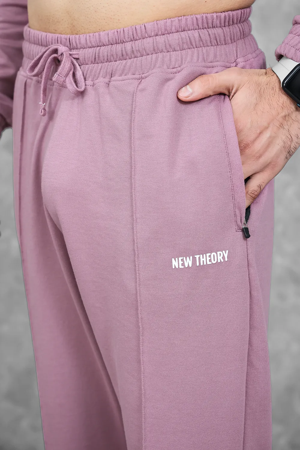 Studio Straight Fit Jogger- Dark Lavender