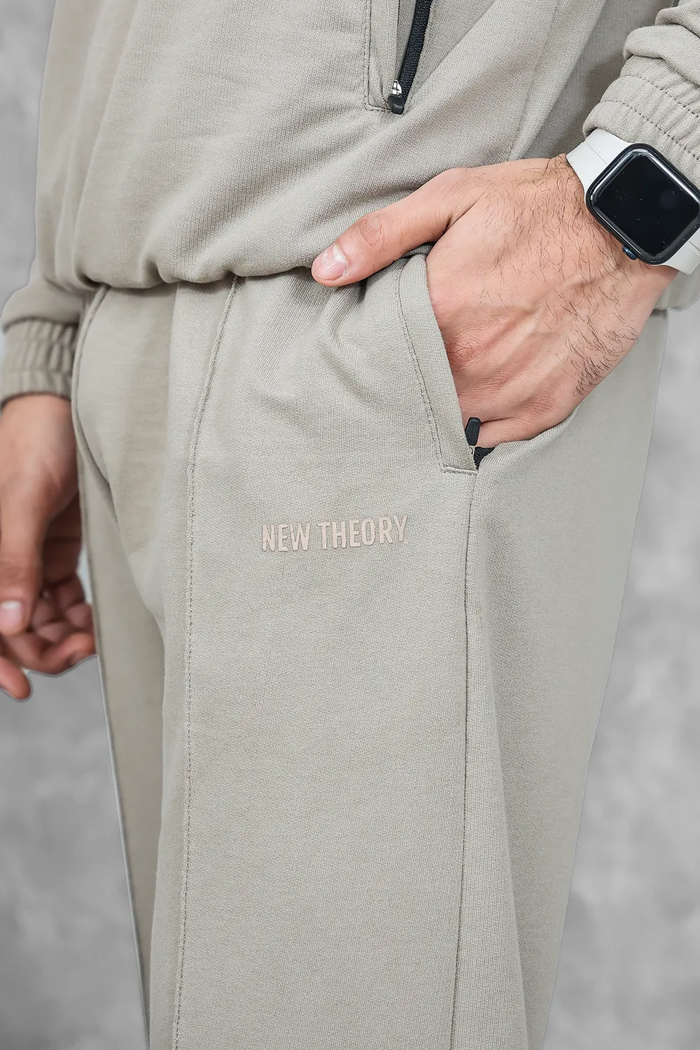 Studio Straight Fit Jogger- Silver Sage