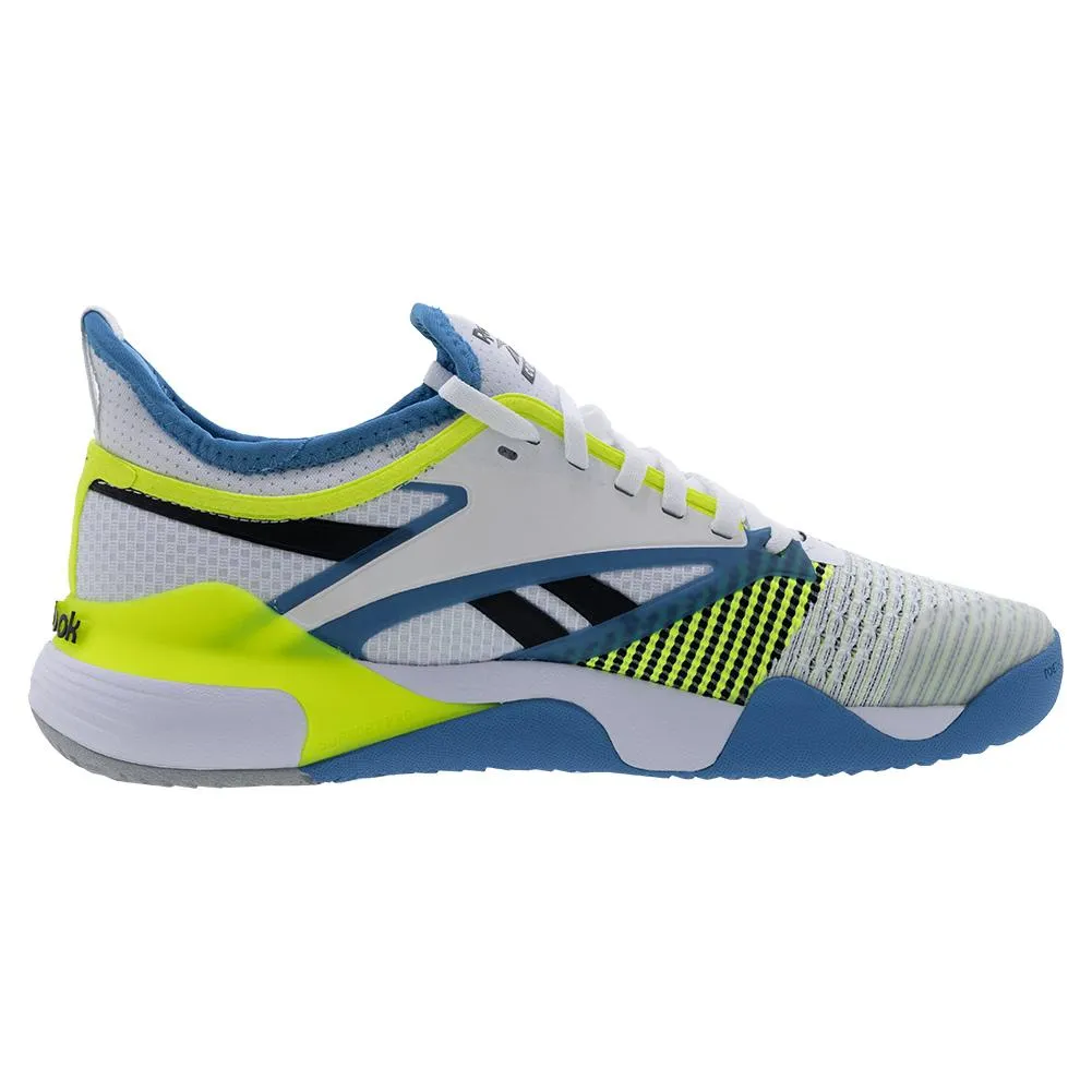 Unisex Nano Court Shoes White and Digital Lime