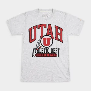 Utah Runnin' Utes Retro Athletic Dept. Tee