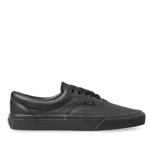 Vans Shoes ERA Mono Black Leather - Womens Mens Clearance