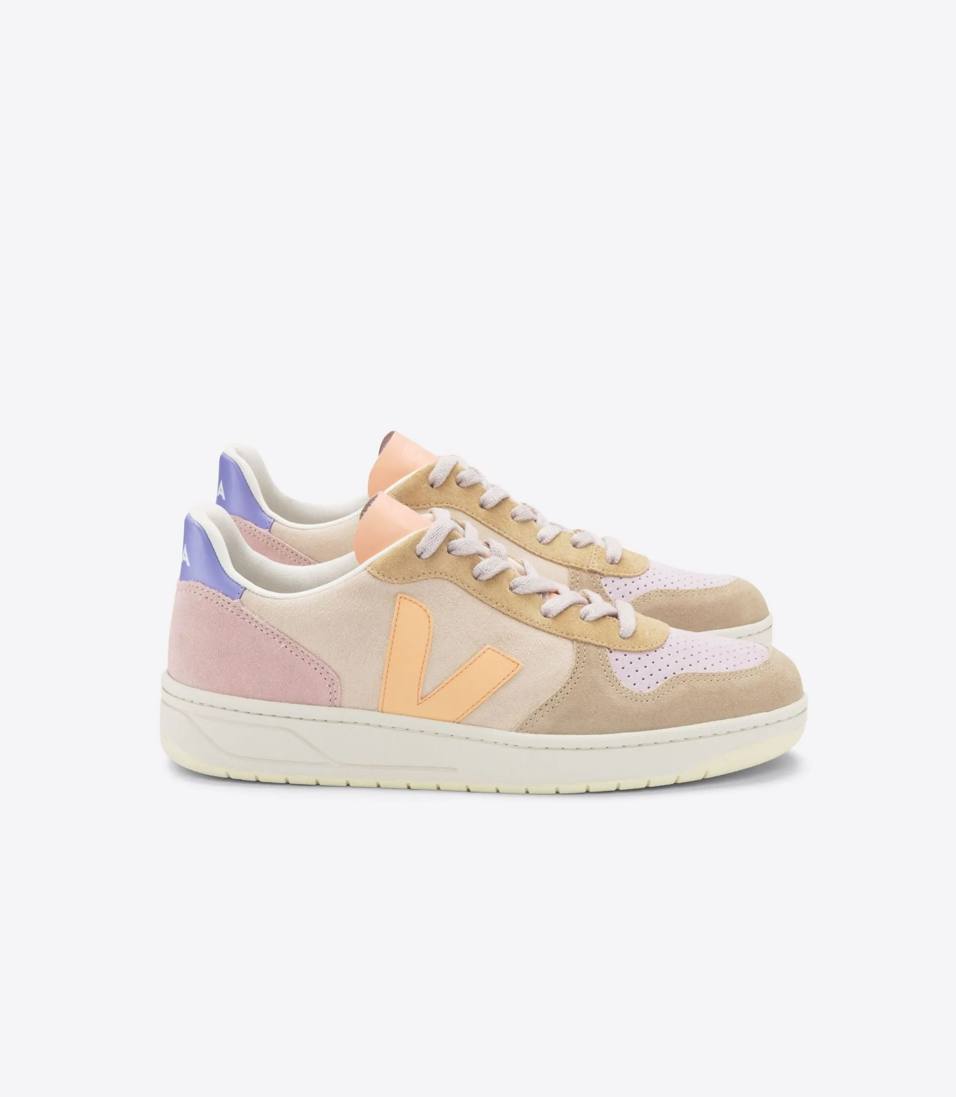 Veja - V-10 Suede in Multico Peach