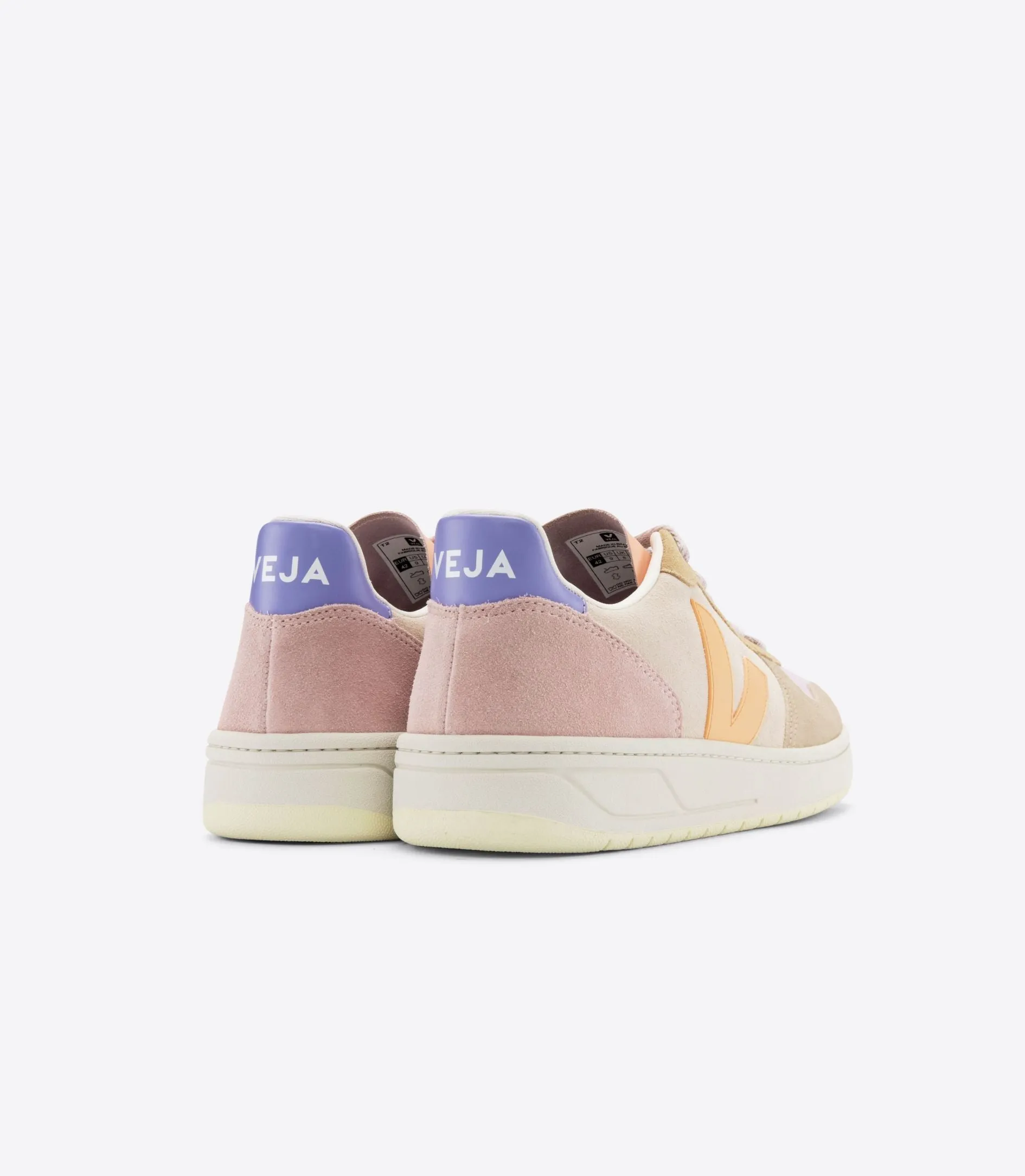 Veja - V-10 Suede in Multico Peach