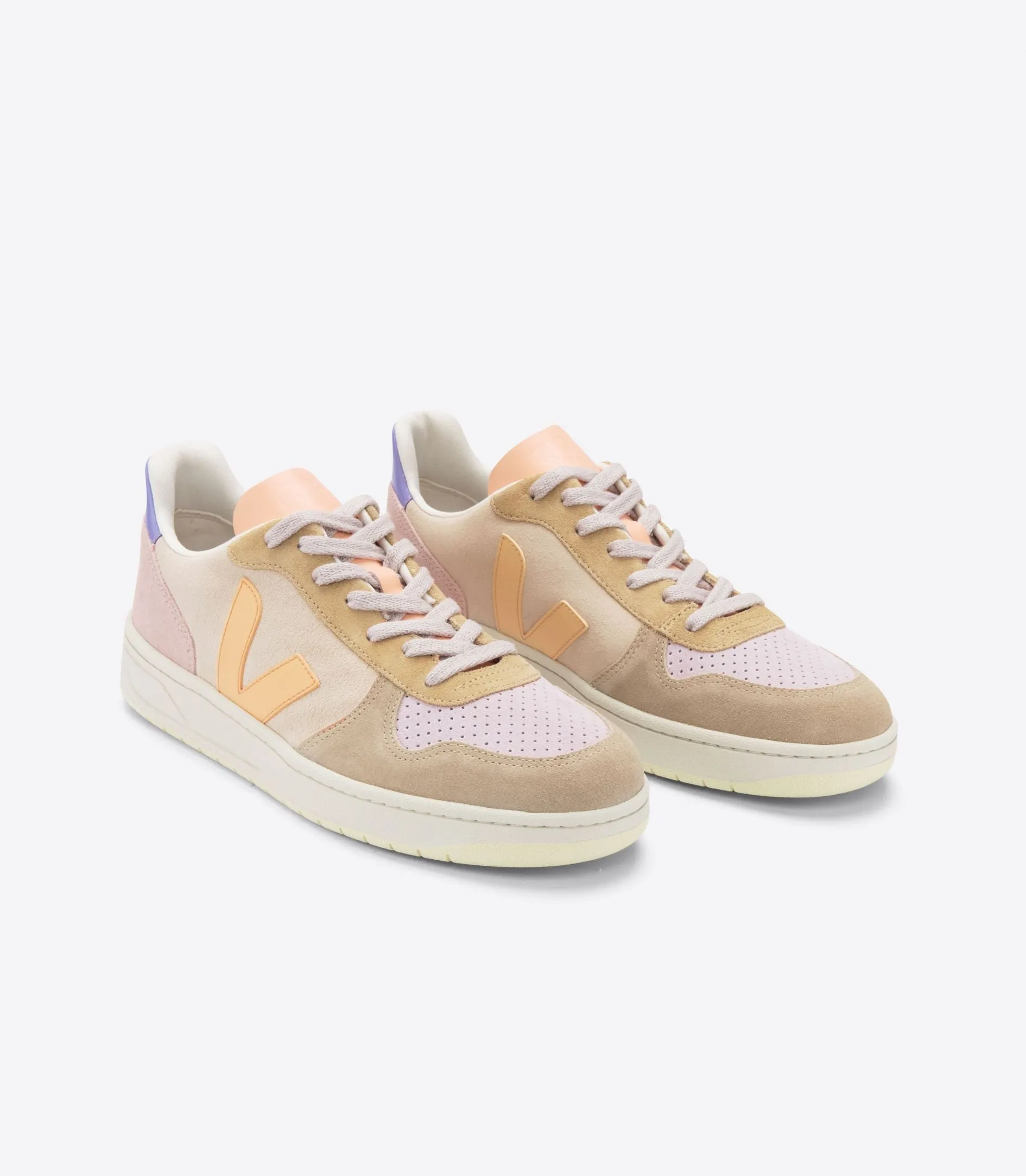 Veja - V-10 Suede in Multico Peach