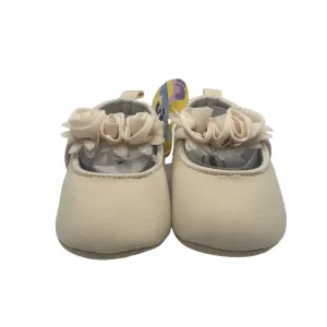 Velcro Soft Sole Mary Janes w/Tiny Roses