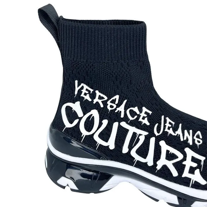 VERSACE JEANS COUTURE 75VA3S04 BLACK SNEAKERS