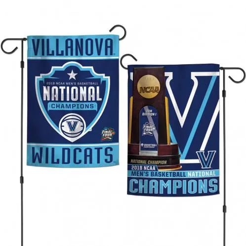 Villanova Wildcats 2018 Men's Basketball National Champions Garden Flag