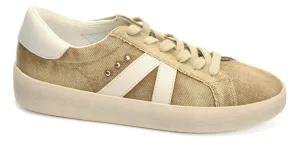 Washed Tan Denim Sneaker