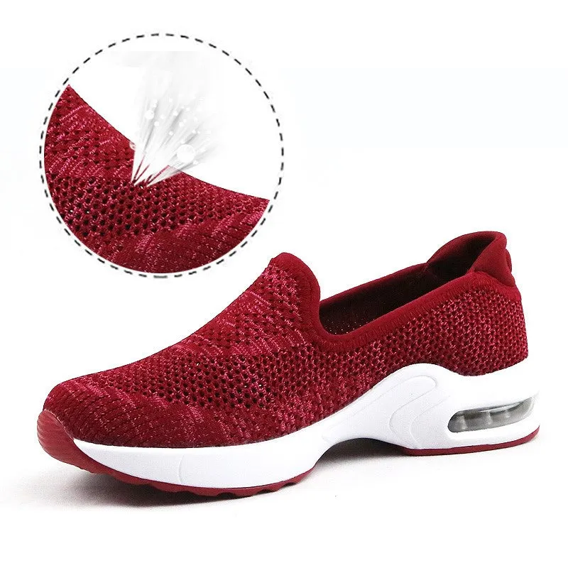 Women's air-cushion breathable leisure heel slippers