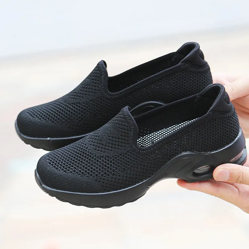 Women's air-cushion breathable leisure heel slippers