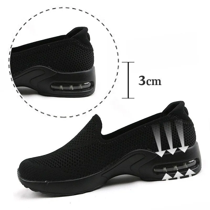 Women's air-cushion breathable leisure heel slippers