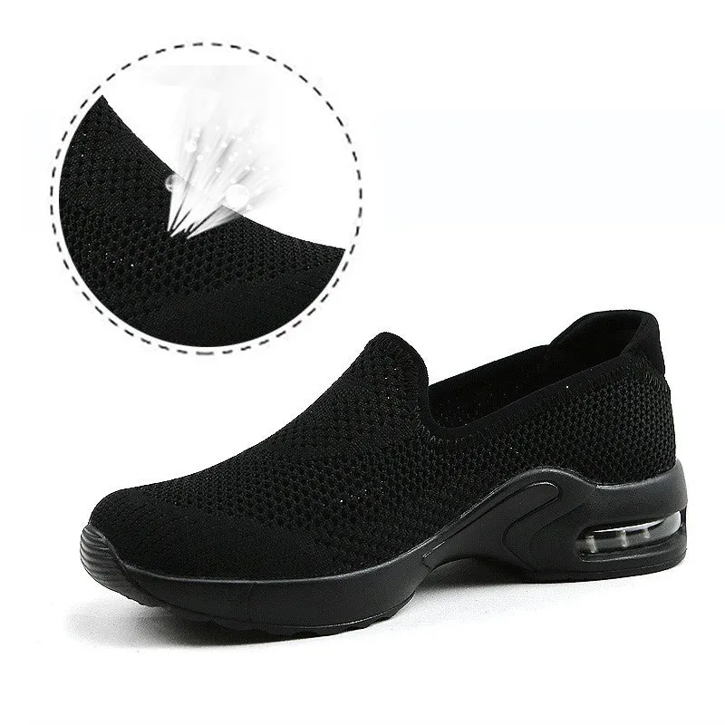 Women's air-cushion breathable leisure heel slippers