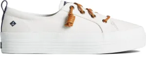 Women's Crest Vibe Platform Canvas White