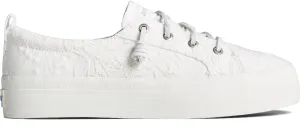 Women's Crest Vibe Platform Seasonal White Canvas