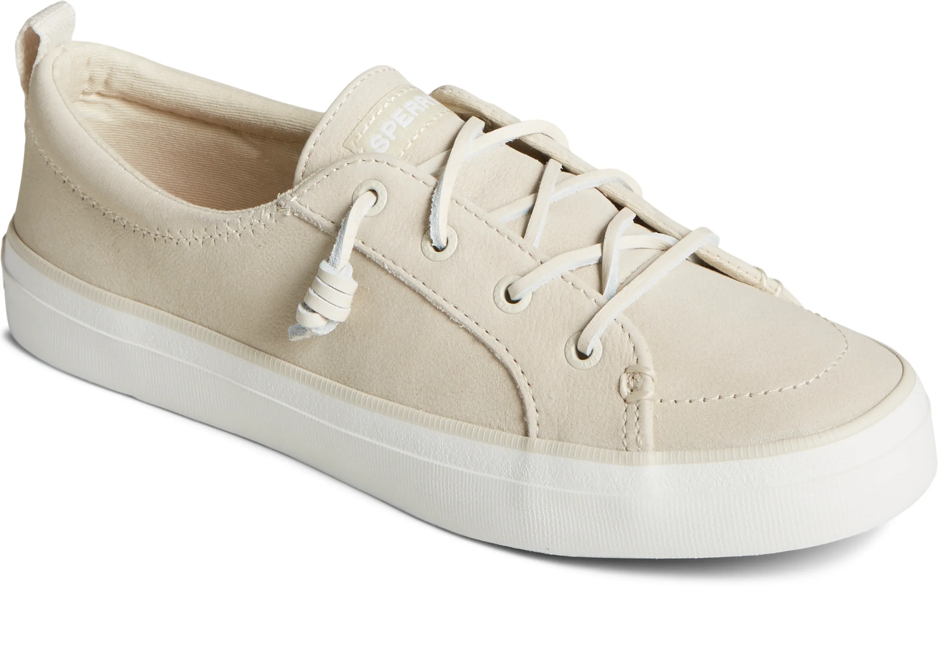 Women's Crest Vibe Washable Leather White