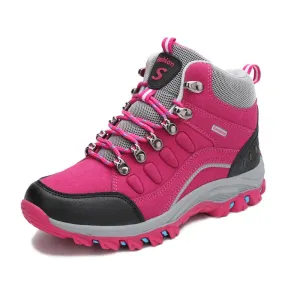 Women's fashion outdoor athletic anti-skid hiking boots