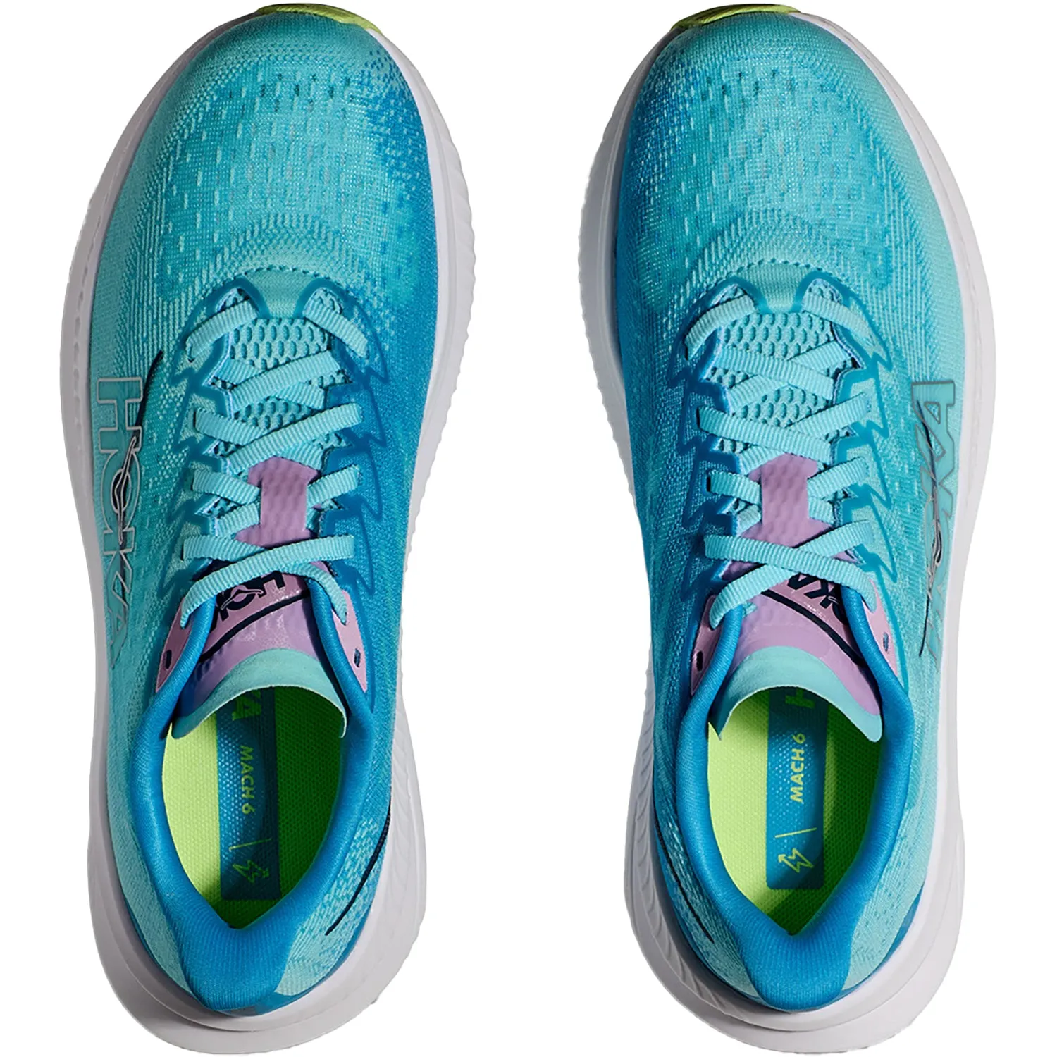 Women's Hoka Mach 6 Cloudless/Waterpark Synthetic