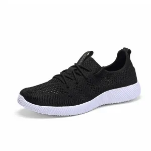 Women's mesh fabric breathable fashion platform tennis sneakers