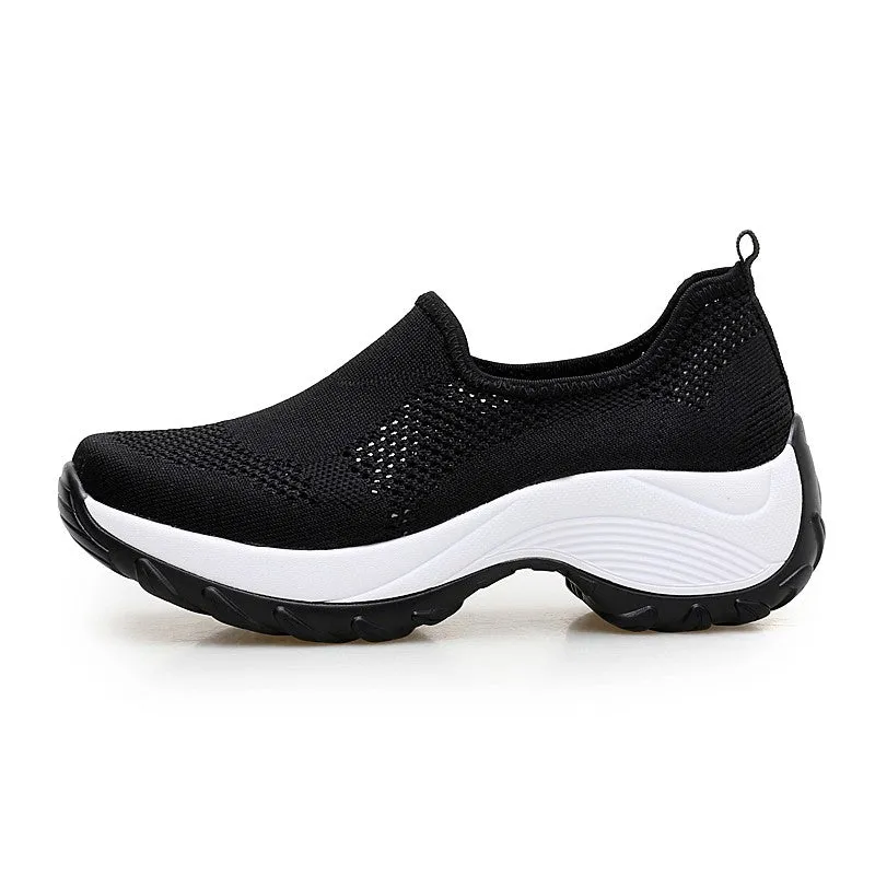 Women's Thick-heels Slip-on Casual Shoes