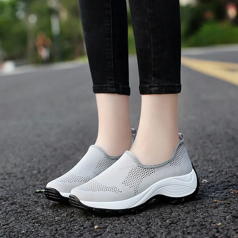 Women's Thick-heels Slip-on Casual Shoes