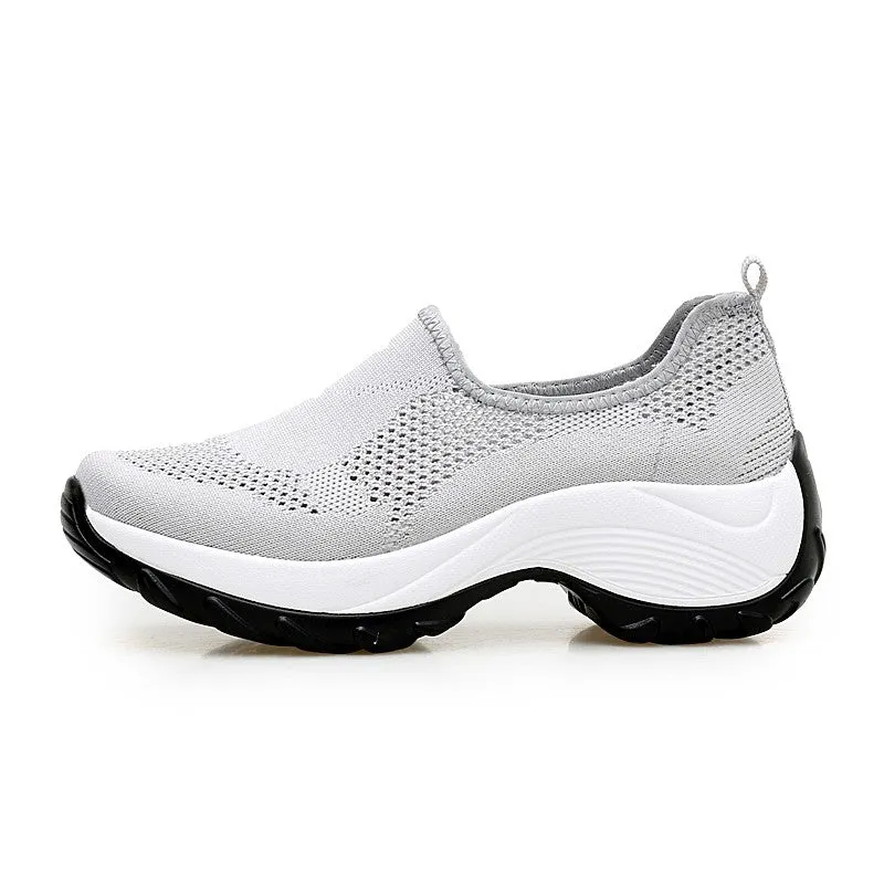 Women's Thick-heels Slip-on Casual Shoes